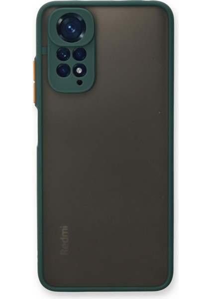 Xiaomi Redmi Note 11 Kılıf Montreal Silikon Kapak - Yeşil 300099