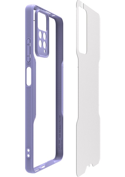 Xiaomi Redmi Note 11 Pro Kılıf Platin Silikon - Yeşil 300099
