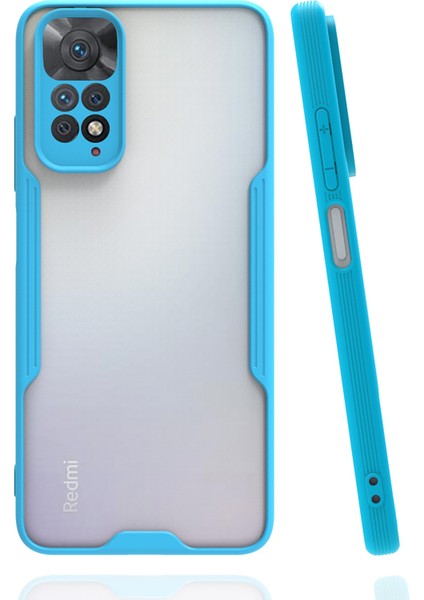 Xiaomi Redmi Note 11 Kılıf Platin Silikon - Mavi 300099