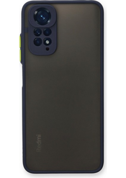 Xiaomi Redmi Note 11S Kılıf Montreal Silikon Kapak - Lacivert 300099