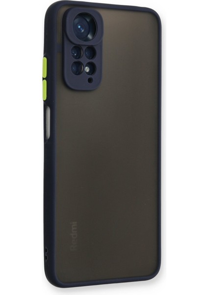 Xiaomi Redmi Note 11S Kılıf Montreal Silikon Kapak - Lacivert 300099