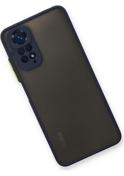 Xiaomi Redmi Note 11S Kılıf Montreal Silikon Kapak - Lacivert 300099
