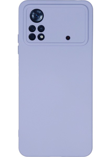 Xiaomi Poco X4 Pro 5g Kılıf Nano Içi Kadife Silikon - Lila 300099