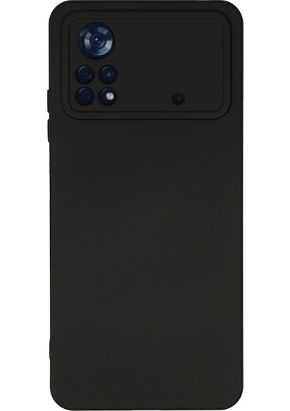 Xiaomi Poco X4 Pro 5g Kılıf Nano Içi Kadife Silikon - Siyah 300099