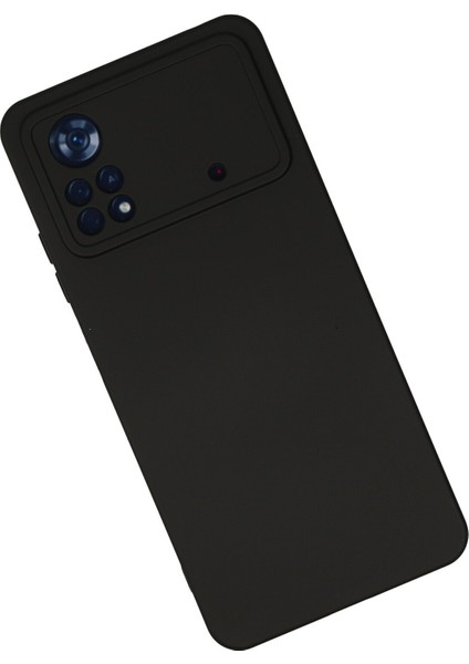 Xiaomi Poco X4 Pro 5g Kılıf Nano Içi Kadife Silikon - Siyah 300099