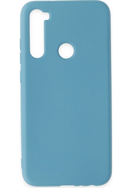 Xiaomi Redmi Note 8 Kılıf Nano Içi Kadife Silikon - Mavi 300099