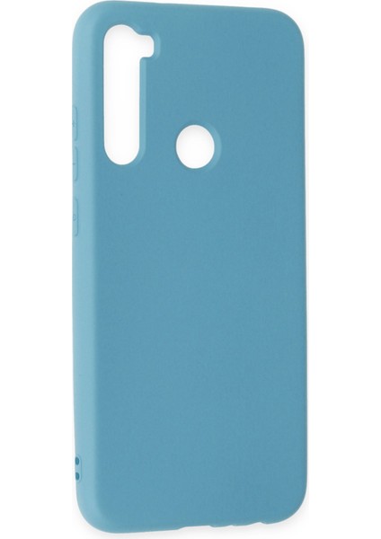 Xiaomi Redmi Note 8 Kılıf Nano Içi Kadife Silikon - Mavi 300099