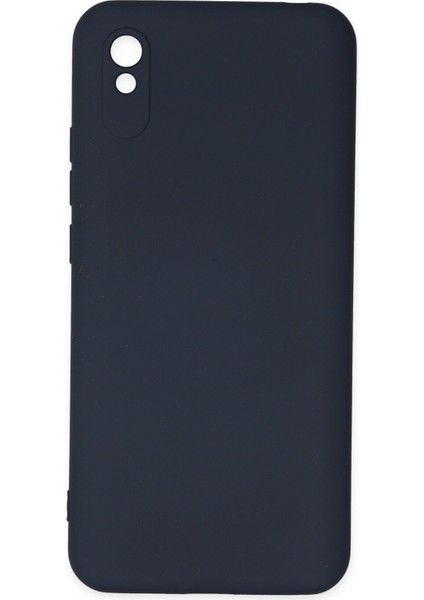 Xiaomi Redmi 9A Kılıf Nano Içi Kadife Silikon - Lacivert 300099