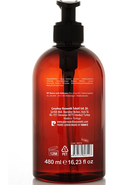 Liquid Hand Wash 480 ml – Coconut-Sıvı Sabun -Hindistan Cevizi