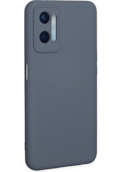 Oppo A96 Kılıf Nano Içi Kadife Silikon - Gri 300099 modelleri