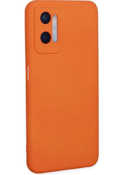Oppo A96 Kılıf Nano Içi Kadife Silikon - Turuncu 300099 modelleri