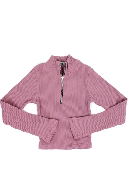 Kız Çocuk Fermuarlı Sweat