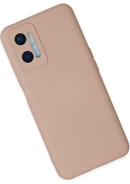 Oppo A96 Kılıf Nano Içi Kadife Silikon - Pudra 300099 fiyatları