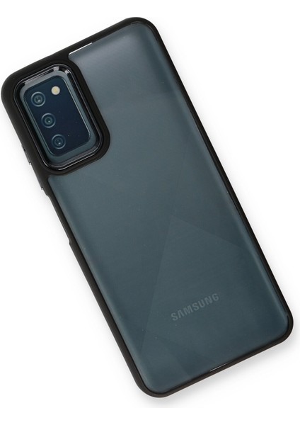 Samsung Galaxy A03S Kılıf Dora Kapak - Siyah 300099
