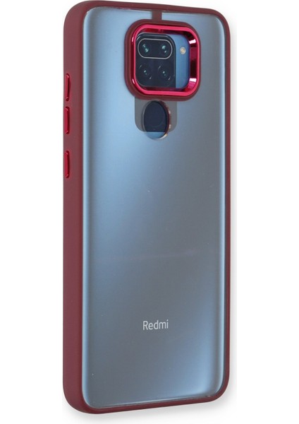 Xiaomi Redmi Note 9 Kılıf Dora Kapak - Kırmızı 300099