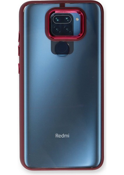 Xiaomi Redmi Note 9 Kılıf Dora Kapak - Kırmızı 300099