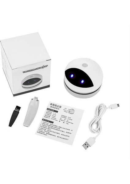 Çok Işlevli Mini Elektrikli Süpürge USB Klavye Masa Süpürgesi Masaüstü Temiz Fırça ile Taşınabilir El Temizleme Makinesi (Yurt Dışından)