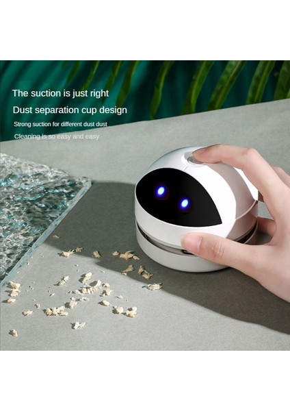 Çok Işlevli Mini Elektrikli Süpürge USB Klavye Masa Süpürgesi Masaüstü Temiz Fırça ile Taşınabilir El Temizleme Makinesi (Yurt Dışından)
