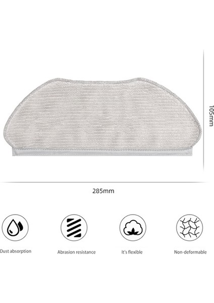 13 Adet Ana Yan Fırça Paspas Bezi Hepa Filtre 360X100/X100MAX Robotlu Süpürge Yedek Aksesuarlar (Yurt Dışından)