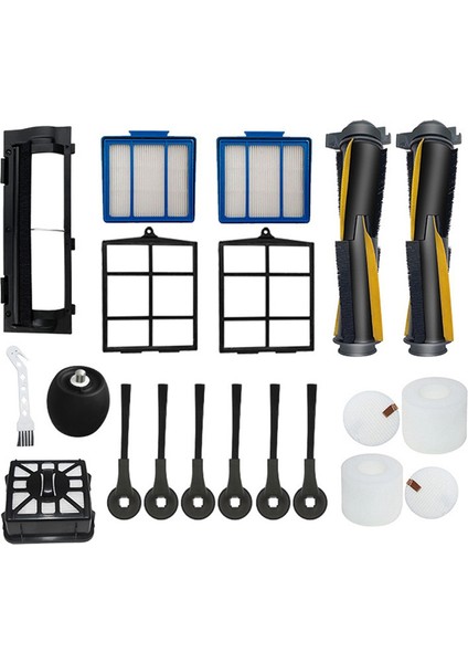 20 Adet Yedek Parçalar Köpekbalığı Iq RV1001AE/RV2001AE Robotlu Süpürge Ana Yan Fırça Filtre Tekerleği Aksesuarları (Yurt Dışından) fırsatları