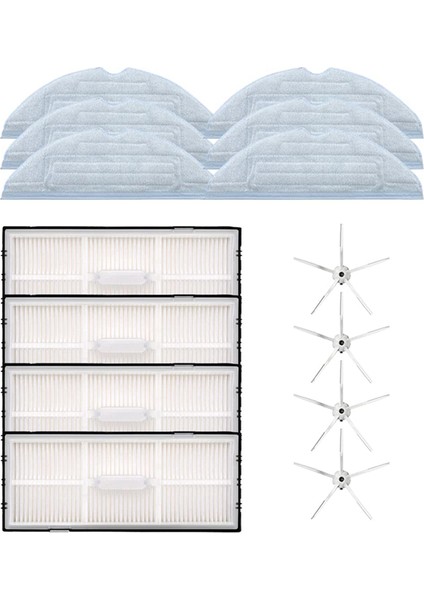 Yedek Yan Fırça Hepa Filtre Paspas Pedi Roborock S7 T7S Robotlu Süpürge Aksesuarları Için Uyumlu (Yurt Dışından)