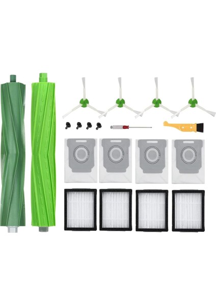 Irobot Roomba I7 I7+ I3 I3+ I4 I6 I6+ I8 I8+ J7 J7+ Plus Elektrikli Süpürge Rulo Fırça Filtre Torbaları Için Yedek Parçalar (Yurt Dışından)