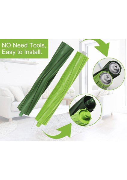 Irobot Roomba I7 I7+ I3 I3+ I4 I6 I6+ I8 I8+ J7 J7+ Plus Elektrikli Süpürge Rulo Fırça Filtre Torbaları Için Yedek Parçalar (Yurt Dışından)