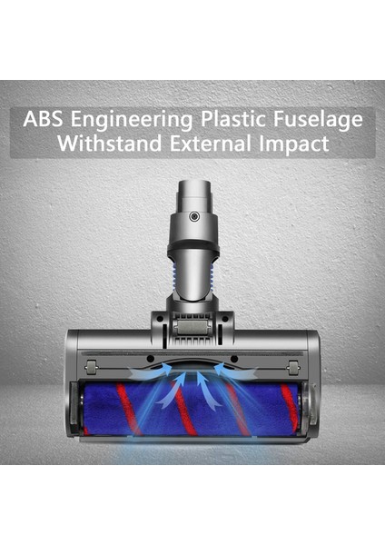 Dyson V6 DC58 DC59 DC61 DC62 DC74 LED Far ile Akülü Elektrikli Süpürge Eki Için Yumuşak Rulo Temizleyici Kafa (Yurt Dışından)