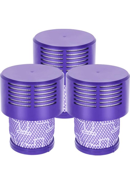 Dyson V10 SV12 Için 3'lü Paket Hepa Yedek V10 Filtreleri, Parça No. 969082-01, Yıkanabilir ve Tekrar Kullanılabilir (Yurt Dışından)