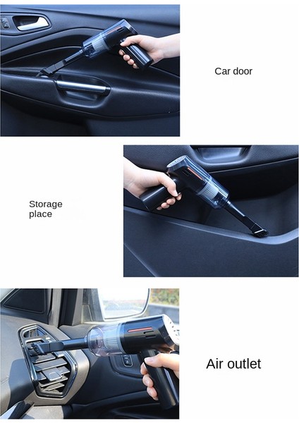 9000PA Kablosuz Araba Elektrikli Süpürge El Otomatik Elektrikli Süpürge Ev ve Araba Çift Kullanımlı Elektrikli Süpürge Dahili Pil ile (Yurt Dışından) indirimleri