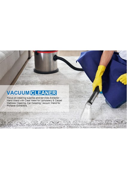 Döşeme ve Halı Temizleme Için Çıkarıcı Aleti Büyük Şeffaf Kafa, Taşınabilir Çıkarıcılar Için Araba Detaylandırma Vakum Çubuğu B (Yurt Dışından) modelleri