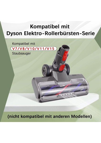 Dyson V7 V8 V10 V11 V15 Için Fırça Elektrikli Süpürge Doğrudan Tahrikli Motor Kafası ile Elektrikli Fırça Türbin Fırçası Zemin Fırçası (Yurt Dışından) modelleri