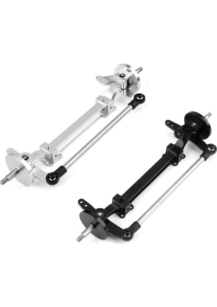 Metal Hiçbir Güç Ön Aks Direksiyon Çubuğu Direksiyon Düzeneği Için Tamiya 1/14 Rc Kamyon Traktör Araba Yükseltme Parçaları, Gümüş (Yurt Dışından)