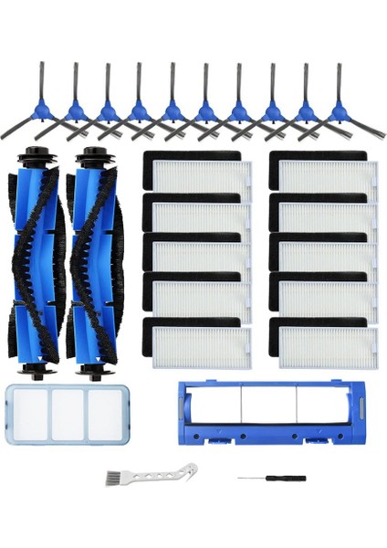 Eufy 11S, 15C, 30, 30C, 12, 35C Birincil/filtreler, Yan Fırçalar, Rulo Fırçalar, Koruma Robotik Vakum Aksesuarları Için (Yurt Dışından)