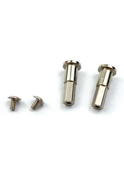 Wpl D12 1/10 Rc Araba Yükseltme Parçaları Metal 5mm Ön Tekerlek Göbeği Altıgen Adaptör Birleştirici ve Arka Aks Mili Adaptörü, B (Yurt Dışından) fırsatları
