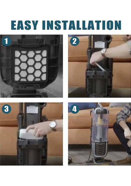 Köpekbalığı ZU60 NV251 NV255 Dik Elektrikli Süpürge Aksesuarları Parçaları 1238FT60 ve 1239FT60 Için Yedek Vakum Filtreleri (Yurt Dışından) modelleri