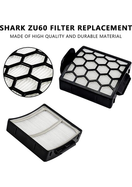 Köpekbalığı ZU60 NV251 NV255 Dik Elektrikli Süpürge Aksesuarları Parçaları 1238FT60 ve 1239FT60 Için Yedek Vakum Filtreleri (Yurt Dışından) fırsatları