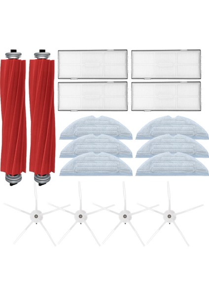 Xiaomi Roborock S7 T7S T7S Artı Mijia Ana Fırça Hepa Filtre Paspas Pedi Yedek Parça Elektrikli Süpürge Aksesuarları (Yurt Dışından)