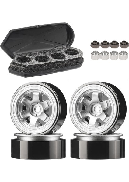 Adet 92G 1.0ın Metal Beadlock Tekerlek Hub Eksenel SCX24 AX24 Traxxas TRX4M Fms FCX24 1/18 1/24 Rc Paletli Araba Yükseltmeler, 2 (Yurt Dışından)