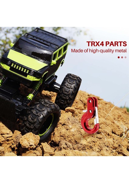 Rc Paletli Aksesuarları Römork Kancası ile 1/10 Eksenel SCX10 90046 Tamıya CC01 RC4WD D90 D110 Tf2 Traxxas Trx4, Kırmızı (Yurt Dışından) fırsatları