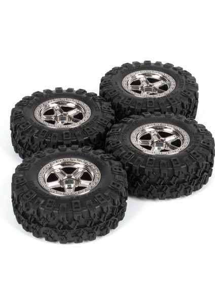 4 Adet 52MM Lastikler 1.0 Inç Naylon 5-Konuşmacı Beadlock Tekerlek Jantları Seti 1/24 Rc Paletli Araba Eksenel SCX24 Fms FCX24 ENDURO24,3 (Yurt Dışından) indirimleri