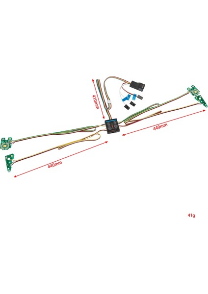 LED Işık Sistemi Ön ve Arka Lamba Grubu Traxxas Trx4 Defender Trx-4 1/10 Rc Paletli Araba Dönüş Sinyalleri Fren Lambaları (Yurt Dışından)