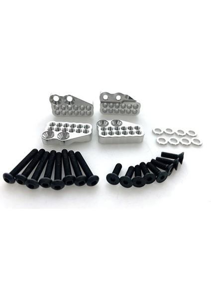 4 Adet Metal Amortisör Montaj Yüksekliği Ayarlamak Açı Standı Eksenel Capra AXI03004 1/10 Rc Paletli Araba Yükseltme Parçaları, 2 (Yurt Dışından)