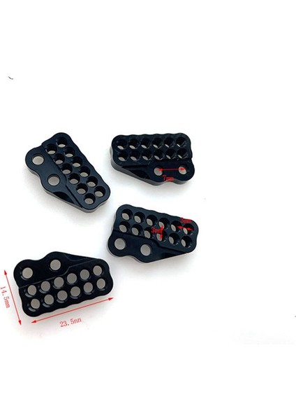 4 Adet Metal Amortisör Montaj Yüksekliği Ayarlamak Açı Standı Eksenel Capra AXI03004 1/10 Rc Paletli Araba Yükseltme Parçaları, 2 (Yurt Dışından)