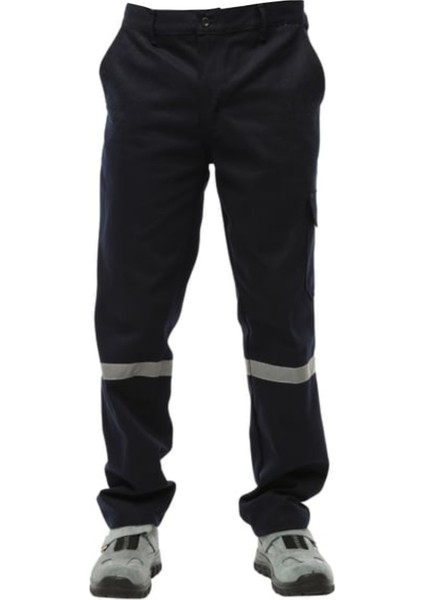 Softshell Su ve Rüzgar Geçirmez Içi Kapitoneli Reflektörlü Iş Pantolonu 5 Cep