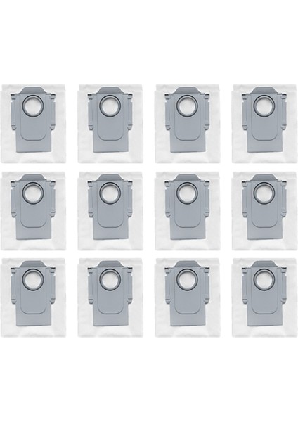 12 Adet Xiaomi Roborock P10/Q Revo Robotlu Süpürge Aksesuarları Toz Torbası Çöp Toz Torbası Yedek Parçalar (Yurt Dışından)