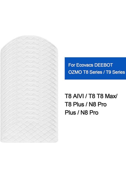 Ecovacs Deebot Ozmo T8 T8 + T8 Aıvı T8 Max T9 T9 + N8 N8 + N8 Pro N8 Pro + Elektrikli Süpürge Pedleri Için 50 Adet Tek Kullanımlık Mendil (Yurt Dışından)