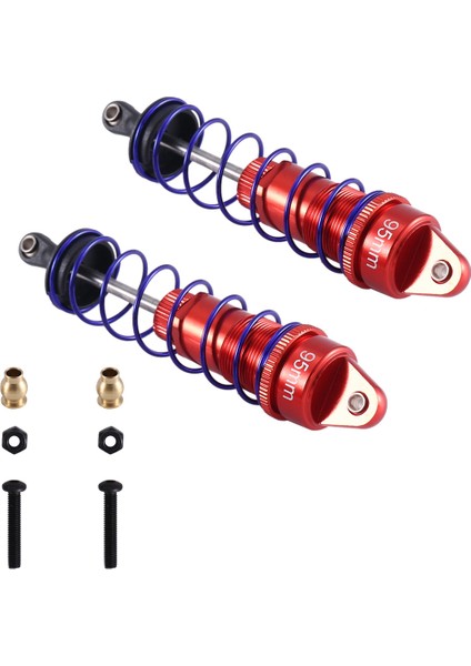Yağ Ayarlanabilir 95MM Metal Amortisör Damperi 1/10 Rc Buggy Kamyon Kısa Kulvar Ralli Araba Montser Kamyon Parçaları,1 (Yurt Dışından) fiyatları
