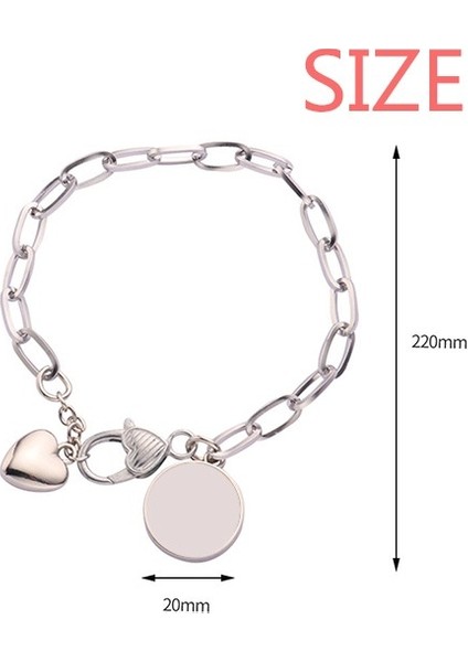 Tek Basit Pinto Animal Heart Chain Bracelet Jewelry Charm Fashion (Yurt Dışından)