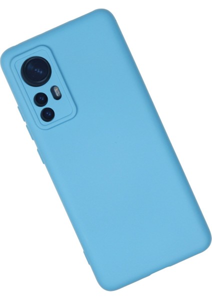 Xiaomi Mi 12X Kılıf Nano Içi Kadife Silikon - Mavi 300099 fiyatları